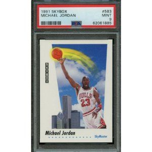 1991-92 1991 Skybox MICHAEL JORDAN #583 PSA 9 Mint HOF Chicago Bulls GOAT NBA